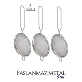 Takaz Global 3 lü Set Metal Çay Süzgeci Bellamy Design